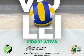 Aulas de vôlei todas as sextas-feiras