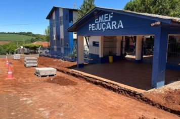 Obras na Escola Municipal Pejuçara