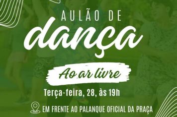 Aulão de Dança ao ar livre