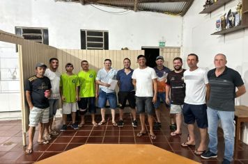 Reunião trata sobre o Campeonato Municipal de Bocha tradicional