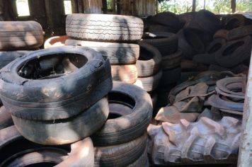Administração Municipal incentiva o descarte correto de pneumáticos inservíveis