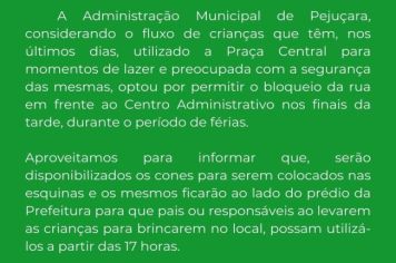 Atenção Pais ou responsáveis