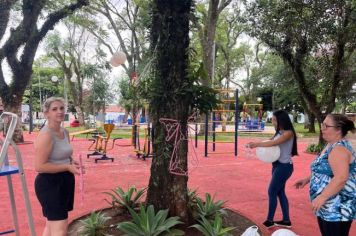Ornamentação de rótulas e árvores 