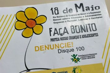 Município programa atividades para reforçar a campanha do Maio Laranja