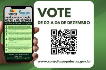 VOTAÇÃO CONSULTA POPULAR 2024