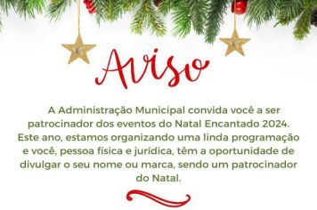 Seja um patrocinador do Natal Encantado 2024!