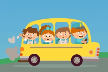 Transporte escolar na cidade 