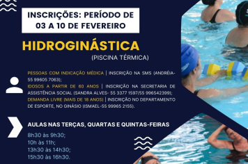 Inscrições abertas a partir de hoje