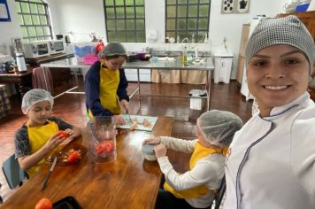 Oficina gratuita de culinária do CEPIB
