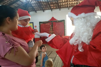 O Papai Noel já chegou na EMEI Maria Schuster 