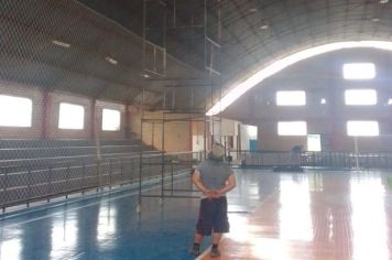 Administração Municipal investe em obras de melhorias no Ginásio Municipal