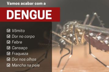 Cuidado com a dengue 