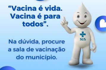Confira o horário de funcionamento da Sala de Vacinação