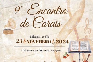 VEM AÍ O 9º ENCONTRO DE CORAIS 