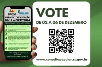 Votação da Consulta Popular inicia na segunda-feira