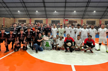 Ginásio Municipal recebe a 4ª rodada do Campeonato Municipal de Futsal