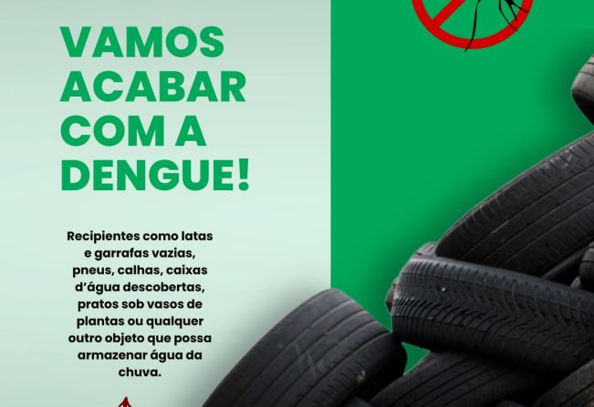 A prevenção da dengue começa dentro de casa!