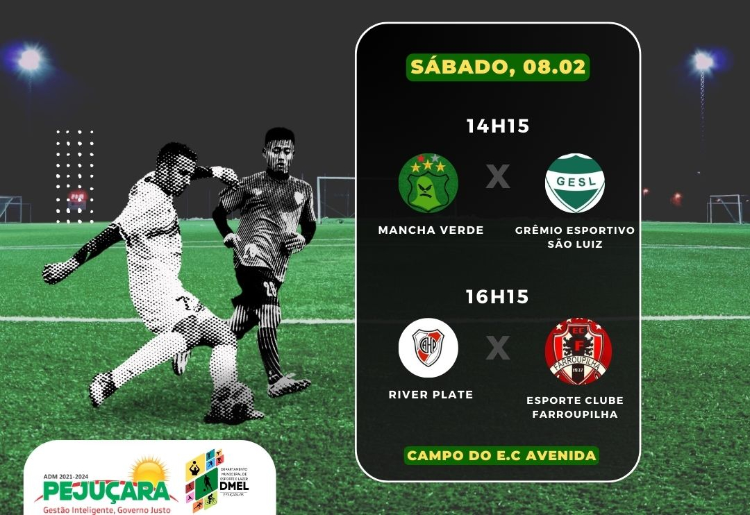 Sábado tem mais uma rodada do Campeonato Municipal de Futebol de Campo 2025