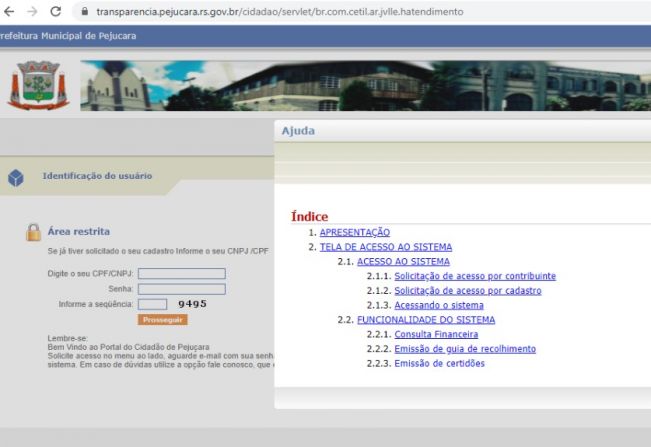 Portal do cidadão facilita acesso de usuários a serviços do município