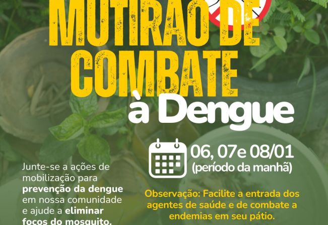 Mutirão de combate à dengue