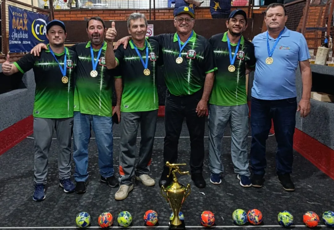 Servidores de Pejuçara conquistam título no Campeonato de Bocha da AMUPLAM  
