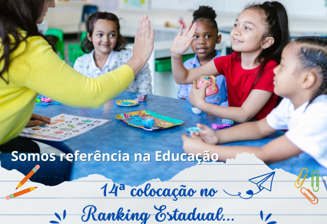 Pejuçara ocupa a 14ª colocação no Ranking Estadual que mede a qualidade da educação