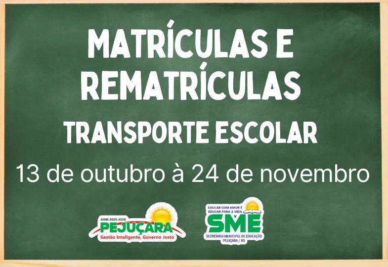 Últimos dias para matrículas e rematrículas!