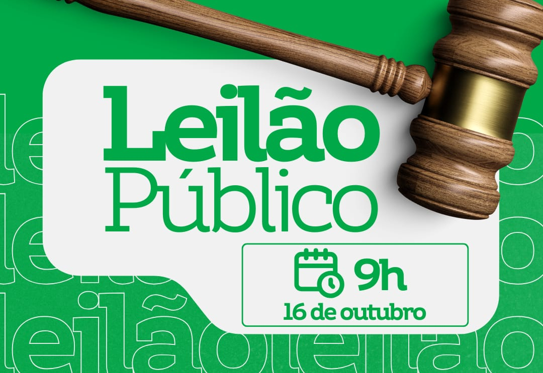 Leilão Público de bens imóveis do município