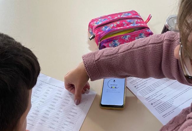 Programa Alfabetiza Tchê avalia alunos da Escola Municipal Pejuçara