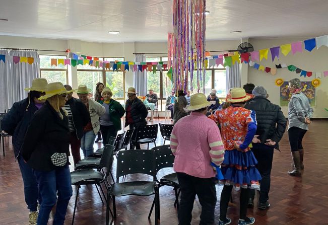 Hoje foi dia de Arraiá no Cras Viver Melhor