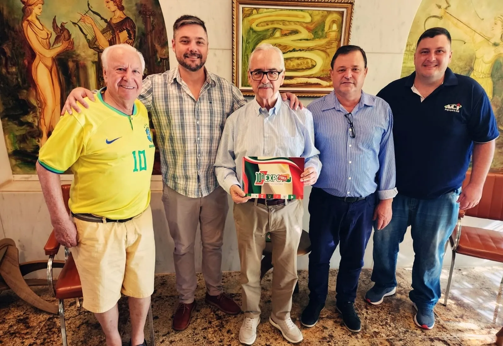 Comitiva de Pejuçara busca recursos para a 10ª Expofeira 