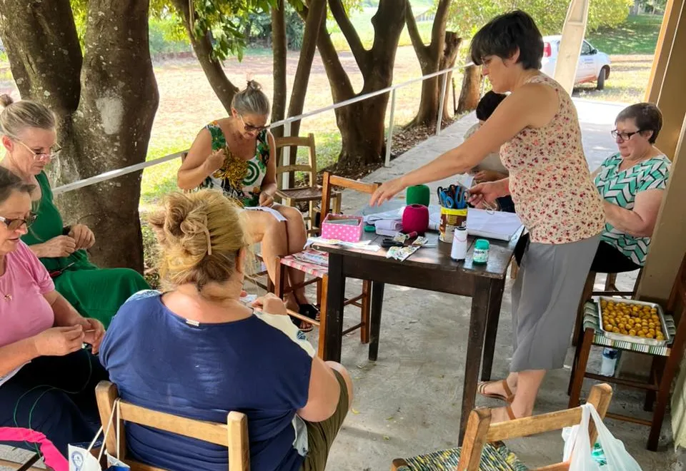 Atividades de artesanato marcam encontros dos grupos do NAAB