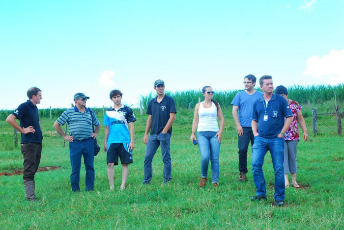 Acadêmicos retornaram para concluir estágio sobre sistemas agrários
