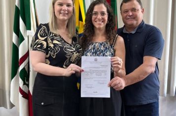 Foto - Posse Secretariado gestão 2025-2028