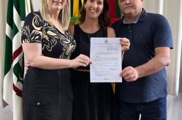 Foto - Posse Secretariado gestão 2025-2028