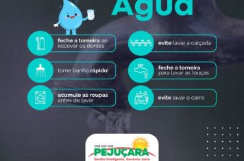 Ajude a economizar água