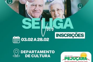Inscrições para uma nova turma do Projeto Se Liga Vovó