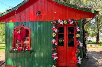 Hoje tem visitação à Casinha do Papai Noel