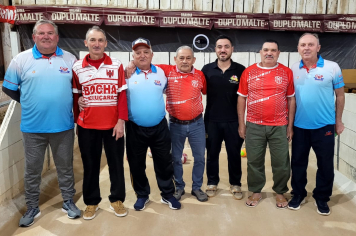 Primeira final do Campeonato Municipal de Bocha - Trio Veterano