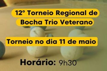 Amanhã tem Torneio de Bocha