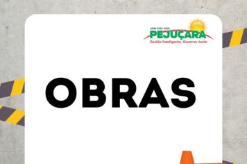 Acompanhe as obras da nossa cidade!