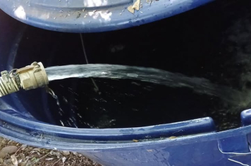 Estiagem: Atenção famílias que estejam precisando de água