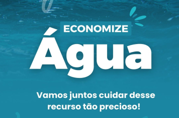 Economize água!