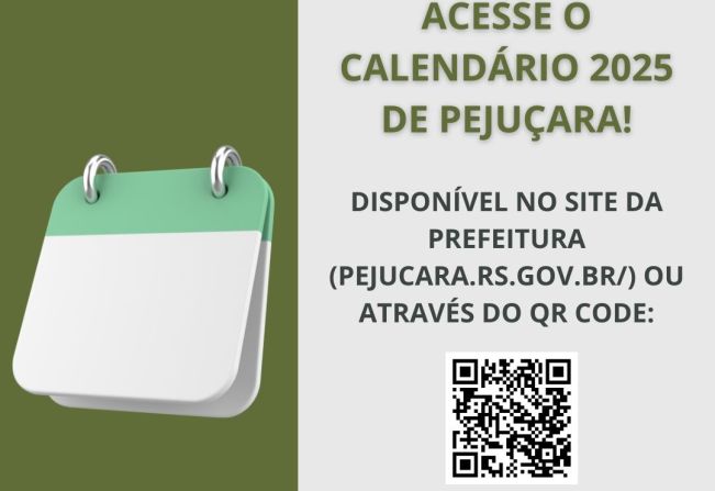 Disponibilizamos para você o calendário 2025!