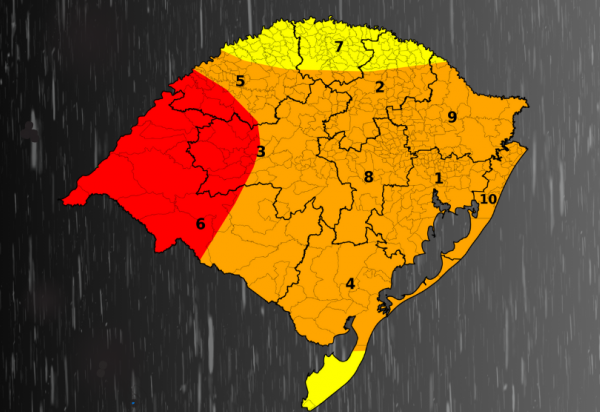 Defesa Civil alerta para possibilidade de temporais
