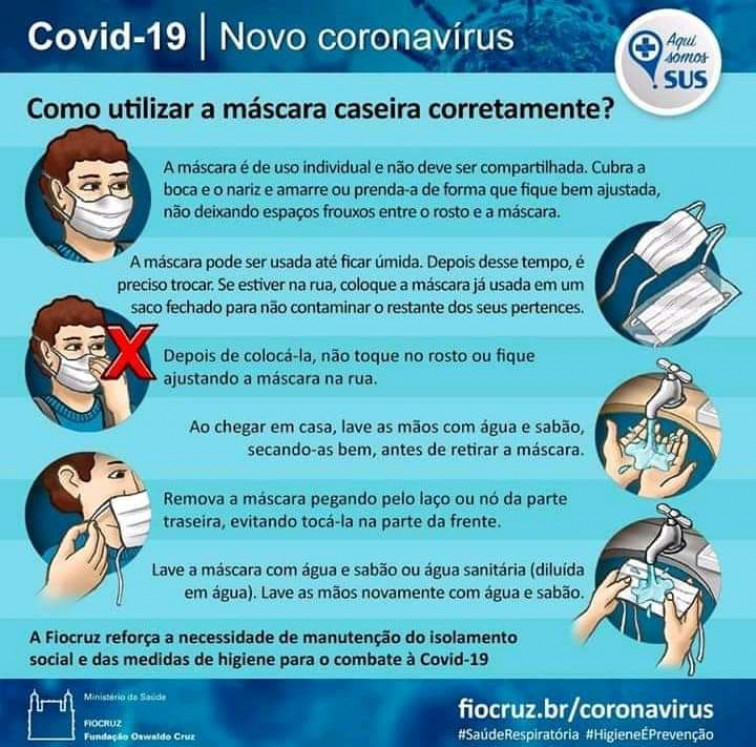 Máscaras entregues: População elogia iniciativa da Administração Municipal 