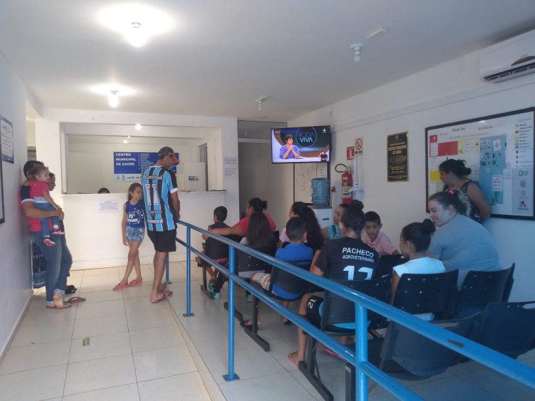 Mais de 200 pessoas foram ao Centro Municipal de Saúde no dia D contra o Sarampo